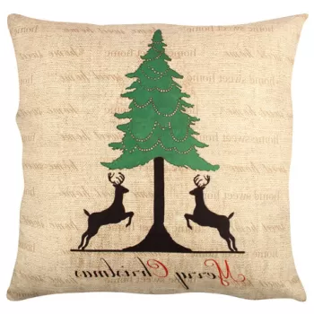 Perna decorativa, A11904, 43x43 cm, 50% Bumbac / 50% Poliester, Multicolor imagine