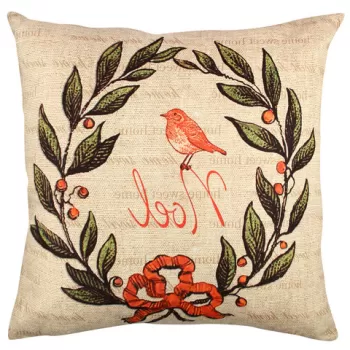 Perna decorativa, A11906, 43x43 cm, 50% Bumbac / 50% Poliester, Multicolor imagine