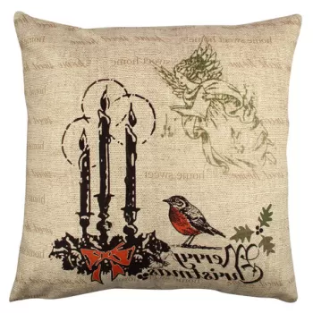 Perna decorativa, A11907, 43x43 cm, 50% Bumbac / 50% Poliester, Multicolor imagine