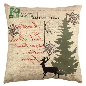 Perna decorativa, A11908, 43x43 cm, 50% Bumbac / 50% Poliester, Multicolor imagine