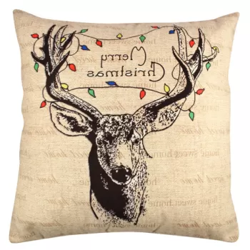 Perna decorativa, A11917, 43x43 cm, 50% Bumbac / 50% Poliester, Multicolor imagine