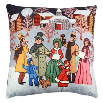 Perna decorativa, A11929, 43x43 cm, 50% Bumbac / 50% Poliester, Multicolor imagine