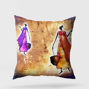 Perna decorativa, A11938, 43x43 cm, 50% Bumbac / 50% Poliester, Multicolor imagine