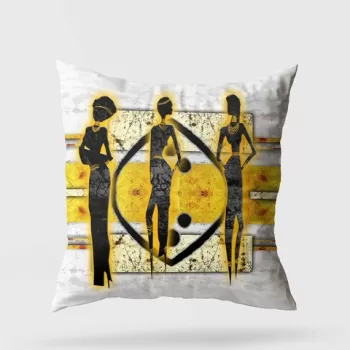 Perna decorativa, A11939, 43x43 cm, 50% Bumbac / 50% Poliester, Multicolor imagine