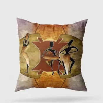 Perna decorativa, A11942, 43x43 cm, 50% Bumbac / 50% Poliester, Multicolor imagine