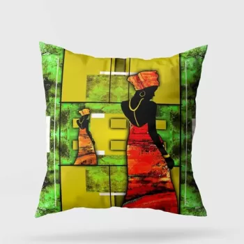 Perna decorativa, A11944, 43x43 cm, 50% Bumbac / 50% Poliester, Multicolor imagine