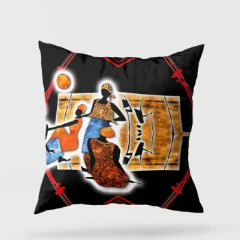 Perna decorativa, A11946, 43x43 cm, 50% Bumbac / 50% Poliester, Multicolor imagine