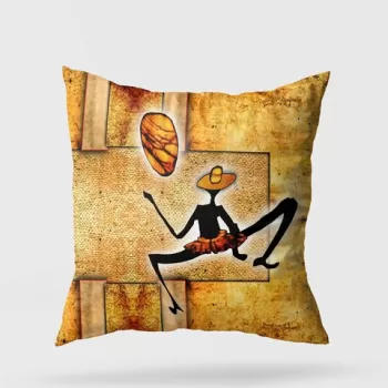 Perna decorativa, A11949, 43x43 cm, 50% Bumbac / 50% Poliester, Multicolor imagine