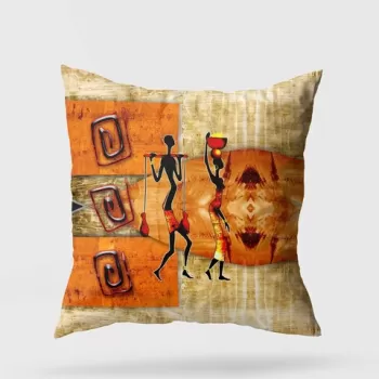 Perna decorativa, A11951, 43x43 cm, 50% Bumbac / 50% Poliester, Multicolor imagine