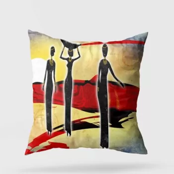 Perna decorativa, A11958, 43x43 cm, 50% Bumbac / 50% Poliester, Multicolor imagine