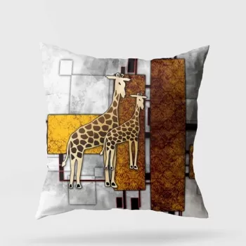 Perna decorativa, A11963, 43x43 cm, 50% Bumbac / 50% Poliester, Multicolor imagine