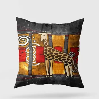Perna decorativa, A11965, 43x43 cm, 50% Bumbac / 50% Poliester, Multicolor imagine