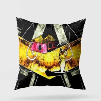 Perna decorativa, A11969, 43x43 cm, 50% Bumbac / 50% Poliester, Multicolor imagine