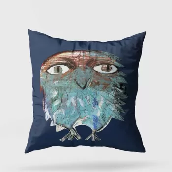 Perna decorativa, A11974, 43x43 cm, 50% Bumbac / 50% Poliester, Multicolor imagine