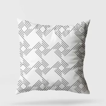 Perna decorativa, A11995, 43x43 cm, 50% Bumbac / 50% Poliester, Multicolor imagine