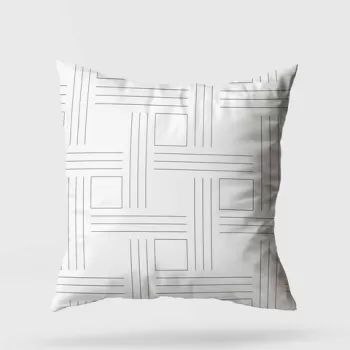 Perna decorativa, A11996, 43x43 cm, 50% Bumbac / 50% Poliester, Multicolor imagine