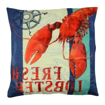 Perna decorativa, A12551, 43x43 cm, 50% Bumbac / 50% Poliester, Multicolor imagine