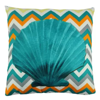 Perna decorativa, A12553, 43x43 cm, 50% Bumbac / 50% Poliester, Multicolor imagine