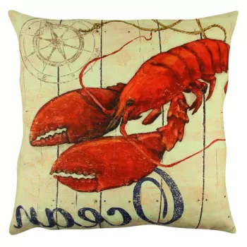 Perna decorativa, A12554, 43x43 cm, 50% Bumbac / 50% Poliester, Multicolor imagine