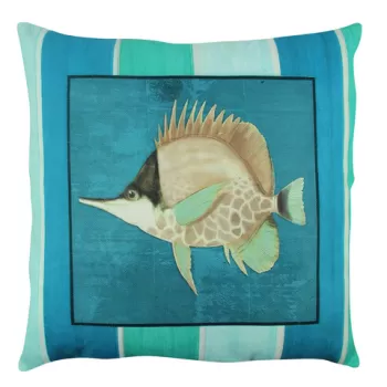 Perna decorativa, A12555, 43x43 cm, 50% Bumbac / 50% Poliester, Multicolor imagine