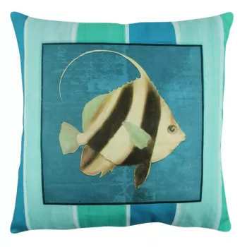 Perna decorativa, A12556, 43x43 cm, 50% Bumbac / 50% Poliester, Multicolor imagine