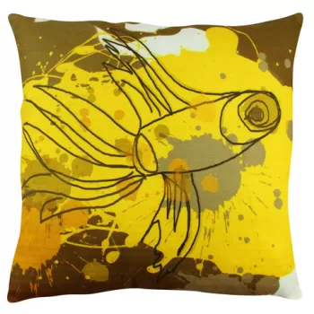 Perna decorativa, A12559, 43x43 cm, 50% Bumbac / 50% Poliester, Multicolor imagine