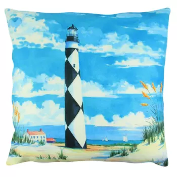 Perna decorativa, A12562, 43x43 cm, 50% Bumbac / 50% Poliester, Multicolor imagine