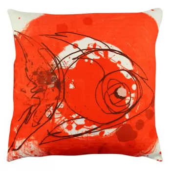 Perna decorativa, A12572, 43x43 cm, 50% Bumbac / 50% Poliester, Multicolor imagine
