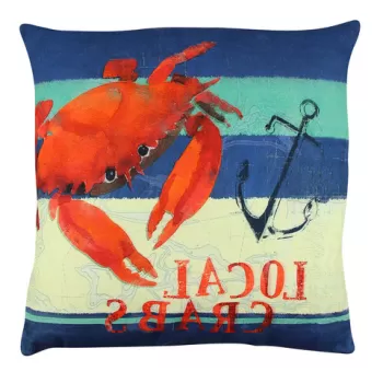 Perna decorativa, A12582, 43x43 cm, 50% Bumbac / 50% Poliester, Multicolor imagine