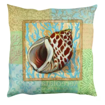 Perna decorativa, A12585, 43x43 cm, 50% Bumbac / 50% Poliester, Multicolor imagine