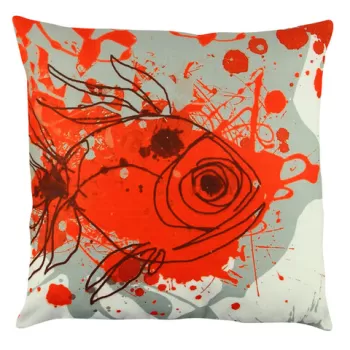 Perna decorativa, A12591, 43x43 cm, 50% Bumbac / 50% Poliester, Multicolor imagine