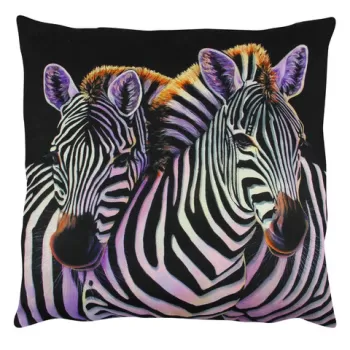 Perna decorativa, A12598, 43x43 cm, 50% Bumbac / 50% Poliester, Multicolor imagine