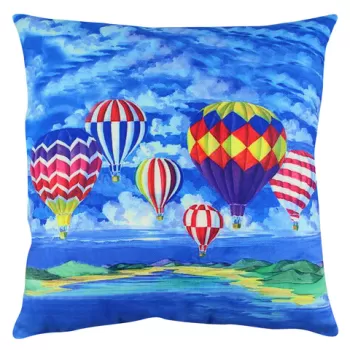 Perna decorativa, A12601, 43x43 cm, 50% Bumbac / 50% Poliester, Multicolor imagine