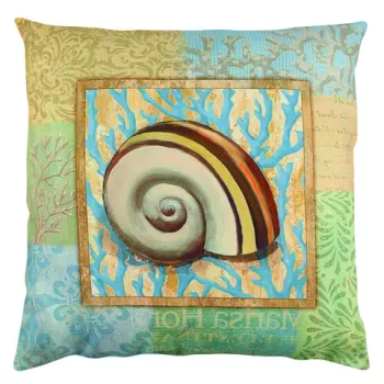 Perna decorativa, A12613, 43x43 cm, 50% Bumbac / 50% Poliester, Multicolor imagine