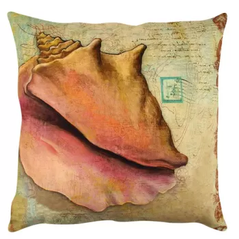 Perna decorativa, A12617, 43x43 cm, 50% Bumbac / 50% Poliester, Multicolor imagine