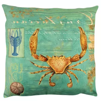 Perna decorativa, A12619, 43x43 cm, 50% Bumbac / 50% Poliester, Multicolor imagine