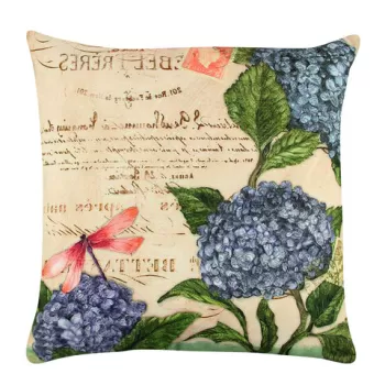 Perna decorativa, A12628, 43x43 cm, 50% Bumbac / 50% Poliester, Multicolor imagine