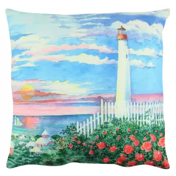 Perna decorativa, A12630, 43x43 cm, 50% Bumbac / 50% Poliester, Multicolor imagine