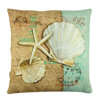 Perna decorativa, A12645, 43x43 cm, 50% Bumbac / 50% Poliester, Multicolor imagine