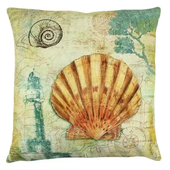 Perna decorativa, A12648, 43x43 cm, 50% Bumbac / 50% Poliester, Multicolor imagine