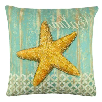 Perna decorativa, A12658, 43x43 cm, 50% Bumbac / 50% Poliester, Multicolor imagine