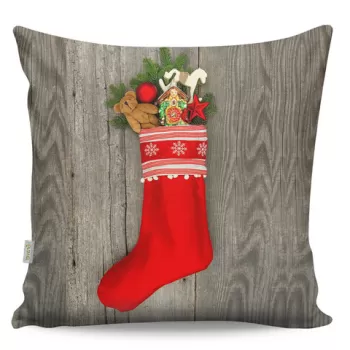 Perna decorativa, A12939, 43x43 cm, 50% Bumbac / 50% Poliester, Multicolor imagine