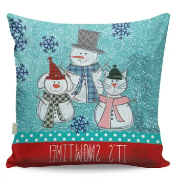 Perna decorativa, A12951, 43x43 cm, 50% Bumbac / 50% Poliester, Multicolor imagine