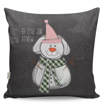 Perna decorativa, A12952, 43x43 cm, 50% Bumbac / 50% Poliester, Multicolor imagine