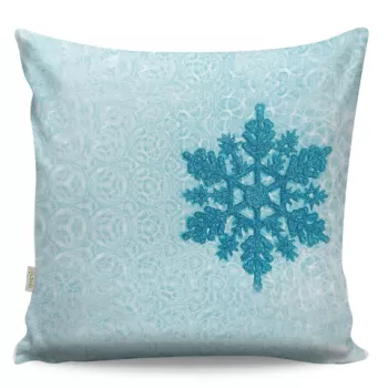 Perna decorativa, A12959, 43x43 cm, 50% Bumbac / 50% Poliester, Multicolor imagine