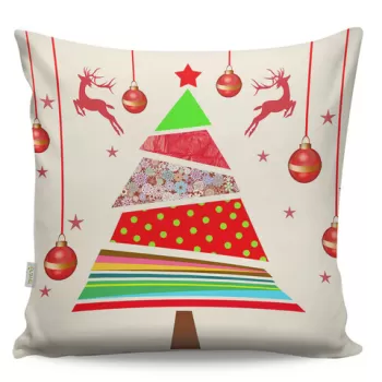 Perna decorativa, A12966, 43x43 cm, 50% Bumbac / 50% Poliester, Multicolor imagine
