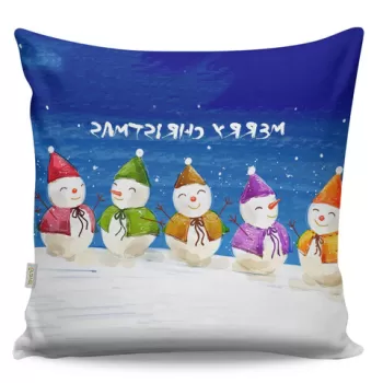 Perna decorativa, A12979, 43x43 cm, 50% Bumbac / 50% Poliester, Multicolor imagine