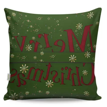 Perna decorativa, A12988, 43x43 cm, 50% Bumbac / 50% Poliester, Multicolor imagine