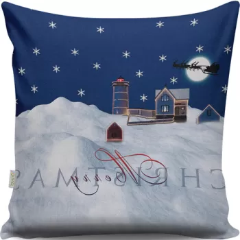 Perna decorativa, A12996, 43x43 cm, 50% Bumbac / 50% Poliester, Multicolor imagine