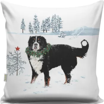 Perna decorativa, A12998, 43x43 cm, 50% Bumbac / 50% Poliester, Multicolor imagine